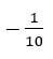 מינוס עשירית, אחד ממסיחי שאלת אלגברה מתוך מבחן לדוגמא של מימד